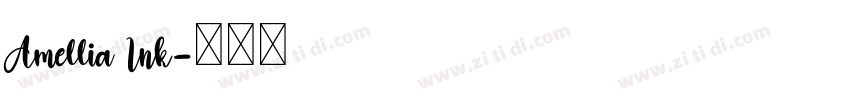 Amellia Ink字体转换